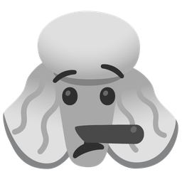 Poodle and Lying face