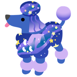 Poodle and Milky way