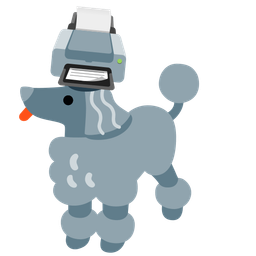 Poodle and Printer
