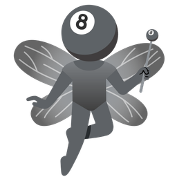 pool 8 ball and butterfly