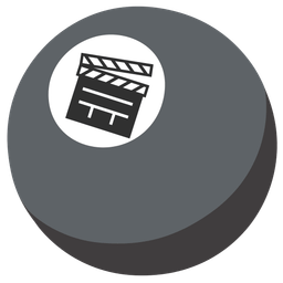 pool 8 ball and clapper board