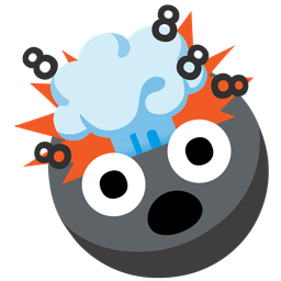 pool 8 ball and exploding head