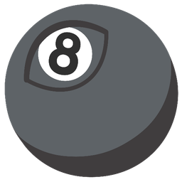 pool 8 ball and eye