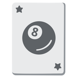 pool 8 ball and joker