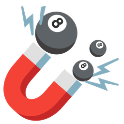 pool 8 ball and magnet