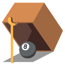 pool 8 ball and mouse trap