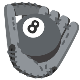 pool 8 ball and softball