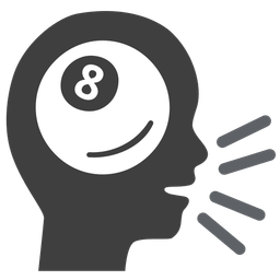 pool 8 ball and speaking head