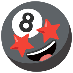 Pool 8 ball and Star-struck