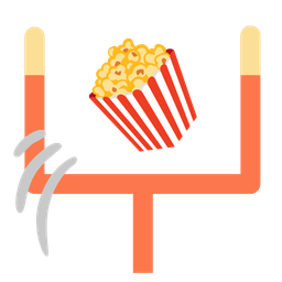 Popcorn and American football