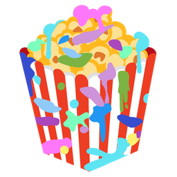 Popcorn and Artist palette