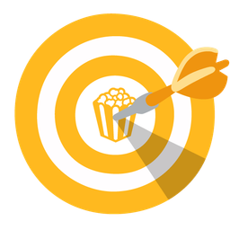 Popcorn and Bullseye