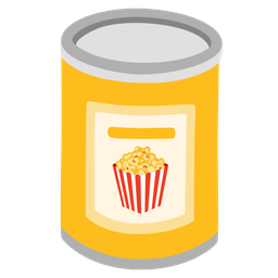 Popcorn and Canned food
