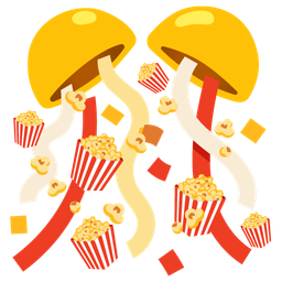 Popcorn and Confetti ball