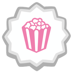 Popcorn and Fish cake with swirl