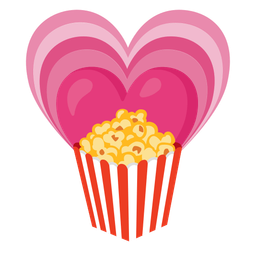 Popcorn and Growing heart
