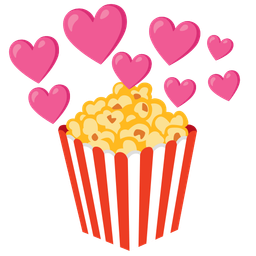 Popcorn and Heart with arrow