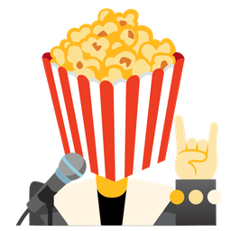 Popcorn and Microphone