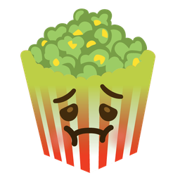 Popcorn and Nauseated face
