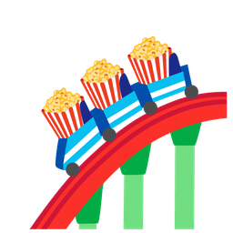 Popcorn and Roller coaster