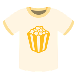 Popcorn and T-shirt