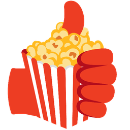 Popcorn and Thumbs up