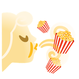 Popcorn and Wind face
