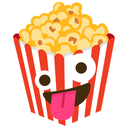 Popcorn and Zany face