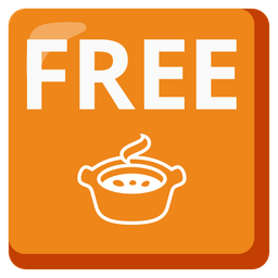 pot of food and FREE button