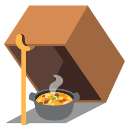 pot of food and mouse trap