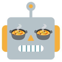 pot of food and robot