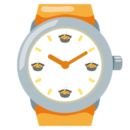 pot of food and watch