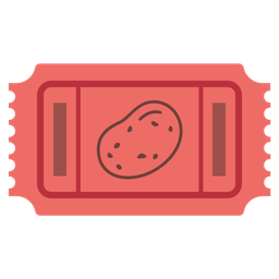 potato and admission tickets