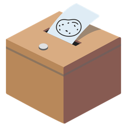 potato and ballot box with ballot