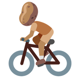 potato and bicycle