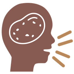 potato and busts in silhouette