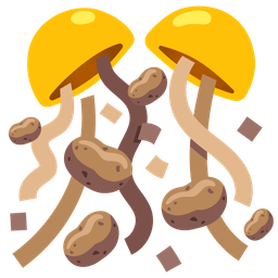 potato and confetti ball