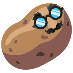 potato and disguised face