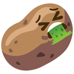 potato and face vomiting