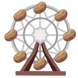 potato and ferris wheel