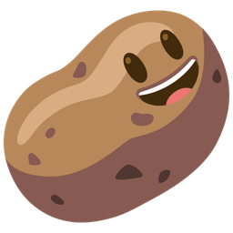 Potato and Grinning face with big eyes