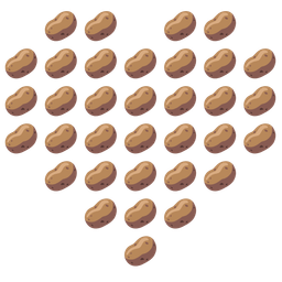 potato and heart suit