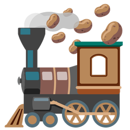 potato and locomotive