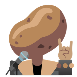 potato and microphone