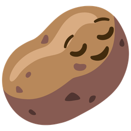 potato and relieved face