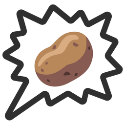 potato and right anger bubble