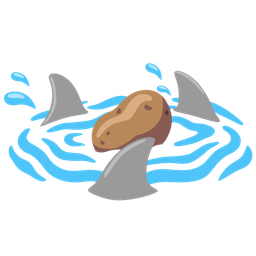 potato and shark