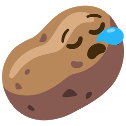 potato and sleepy face