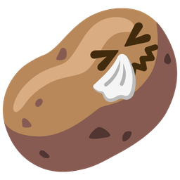 potato and sneezing face