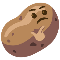 potato and thinking face